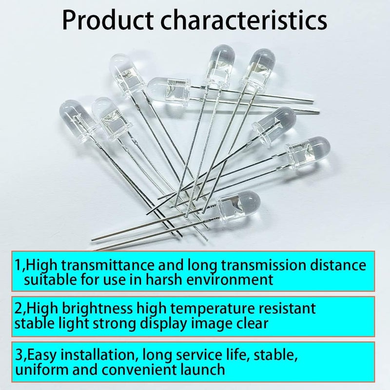 Gikfun Infrared Diode Led IR Emission and Receiver for Arduino (Pack of 10 Pairs) EK8460 - Image 5